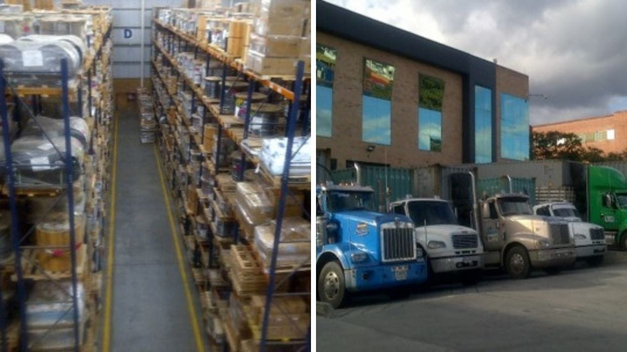 Fotos de almacén de DSV Solutions Colombia en la Zona Franca Fontibón